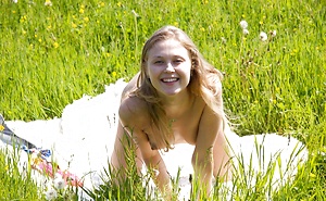 Cute flexible teenie