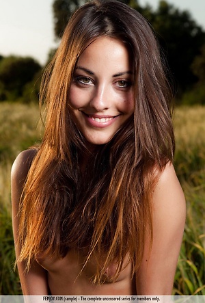 A Field With A Flower