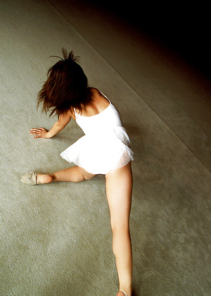 Miki Komori Asian shows grace and flexibility in gymnastics moves