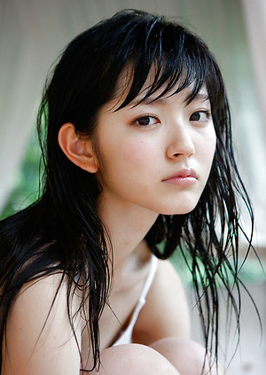 Airi Suzuki Asian in bath suit enjoys petals all over her body