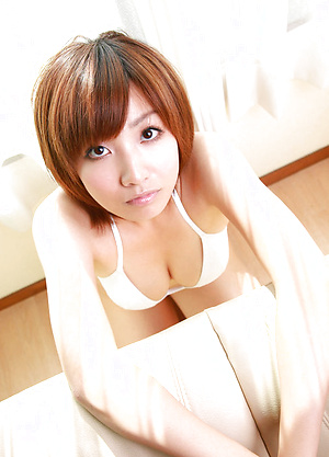 Cute asian school girl babe playfully showing off her panties