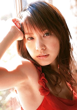 Enchanting babe Junko Yaginuma looks incredible in a white dress