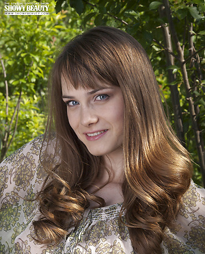 Graceful nude posing