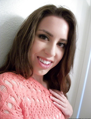 Skinny girlfriend shows off her tight round ass while taking pictures of her very fuckable pussy