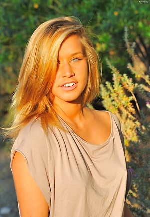 Kennedy walking the dog